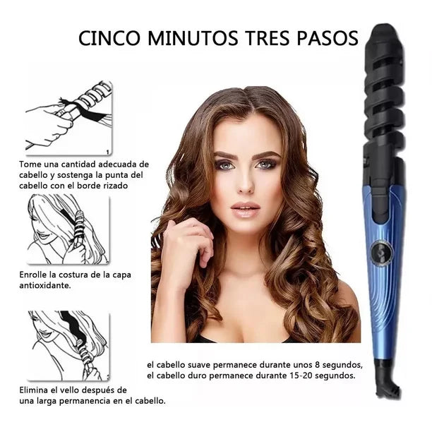 Kit de Plancha de Cabello+Rizadora+Peine