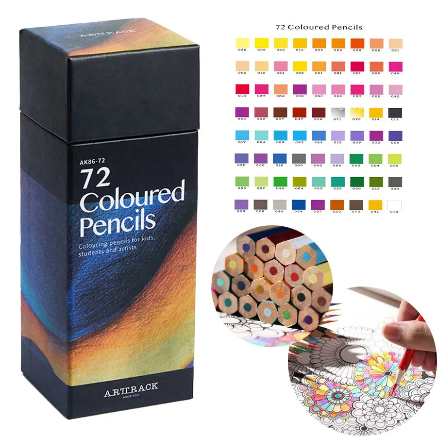 Kit 72 Lapices Para Colorear Arte Dibujo
