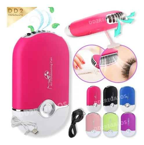 MINI VENTILADOR  PESTAÑAS UÑAS